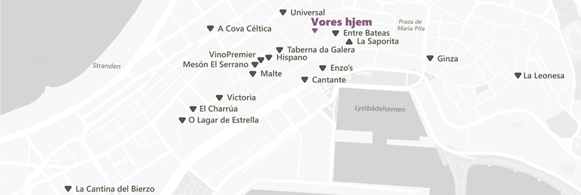 Restauranterne i A Coruna