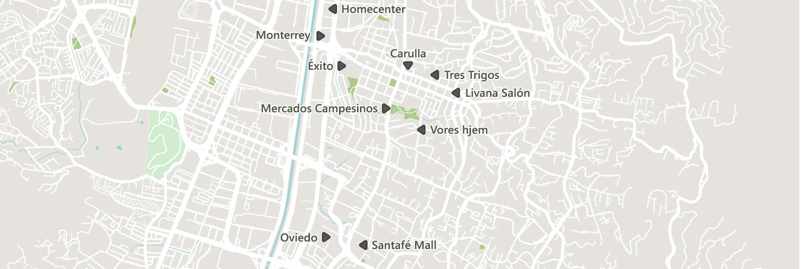 Butikkerne, Medellin