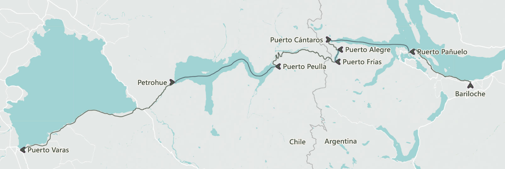 Bariloche til Puerto Varas