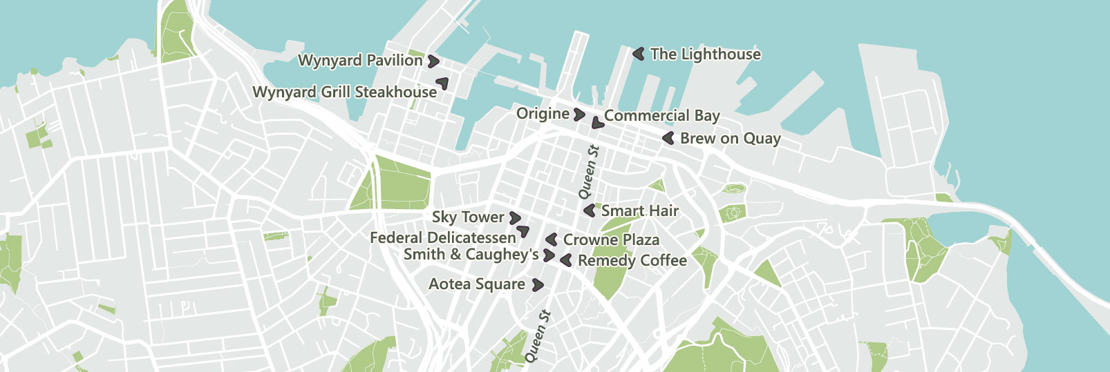 Auckland centrum
