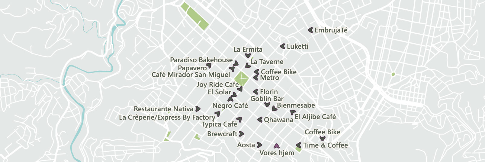 Restauranterne i Sucre, Bolivia