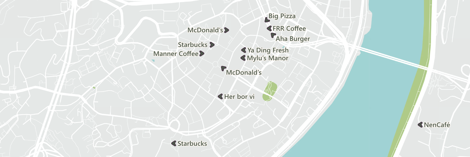 Restauranterne og cafeerne i Chongqing, Kina