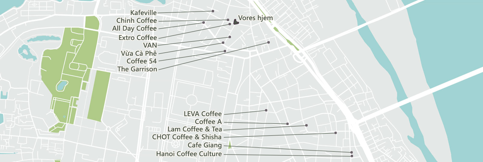 Hanois bedste ægkaffe og brown coffee
