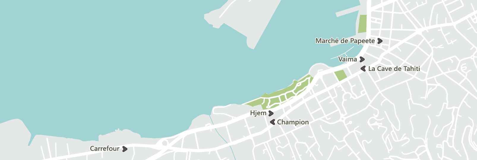 Papeete - butikkerne