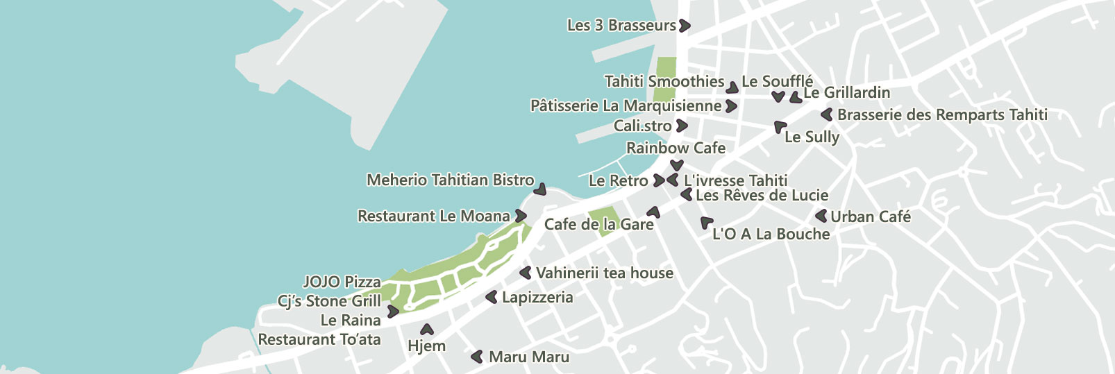 Papeete - restauranterne