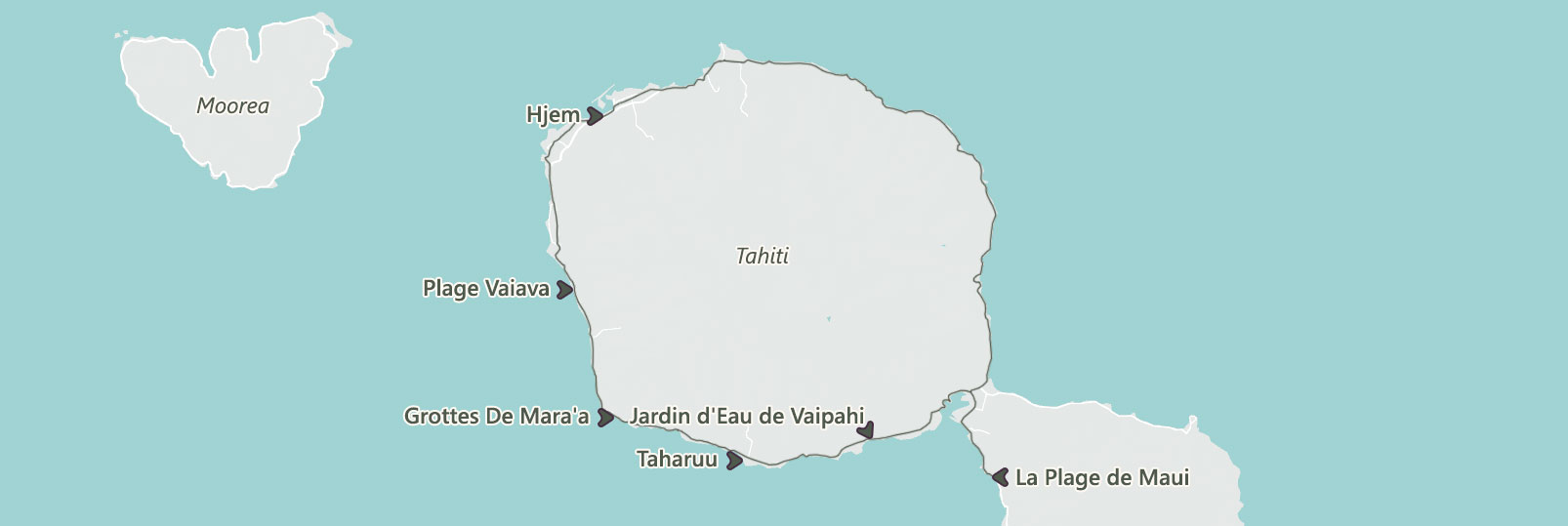 Tahiti - første tour rundt