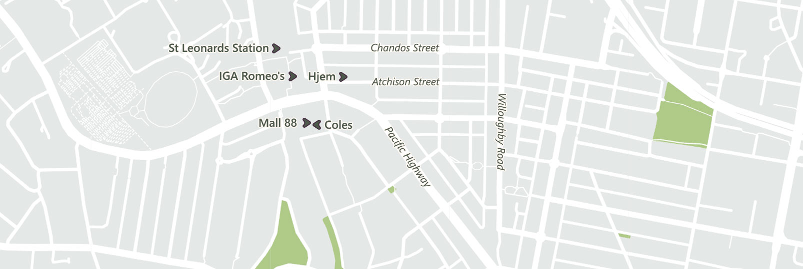 Vores område i Sydney