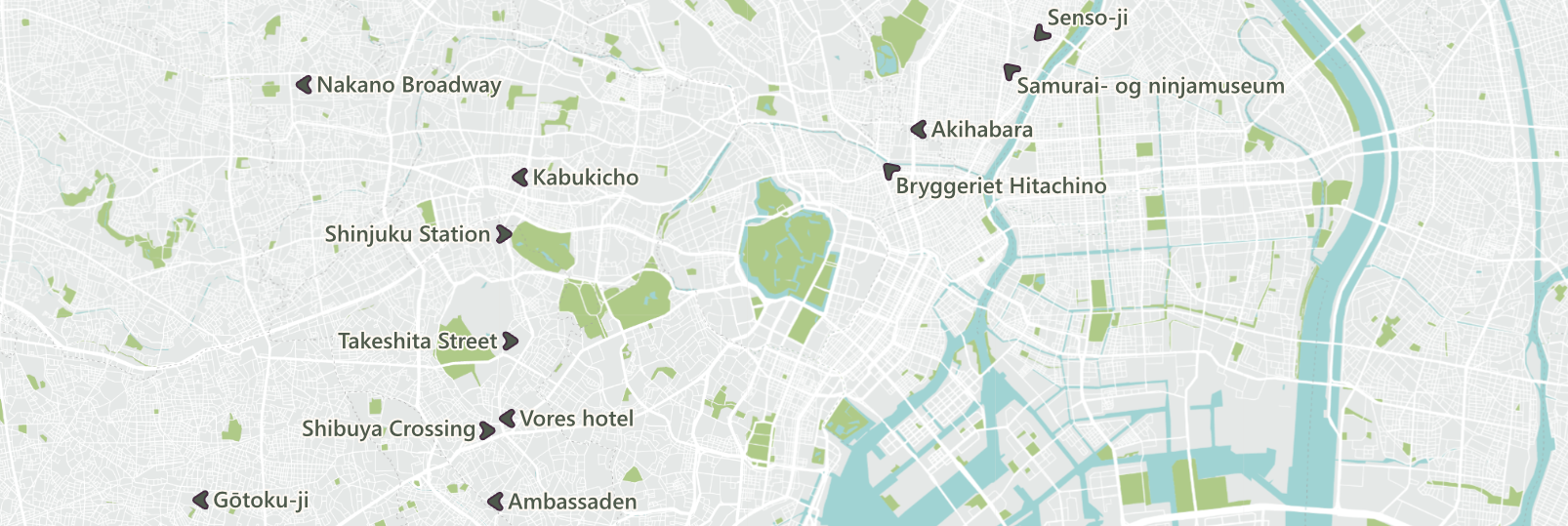 Seværdigheder i Tokyo, Japan
