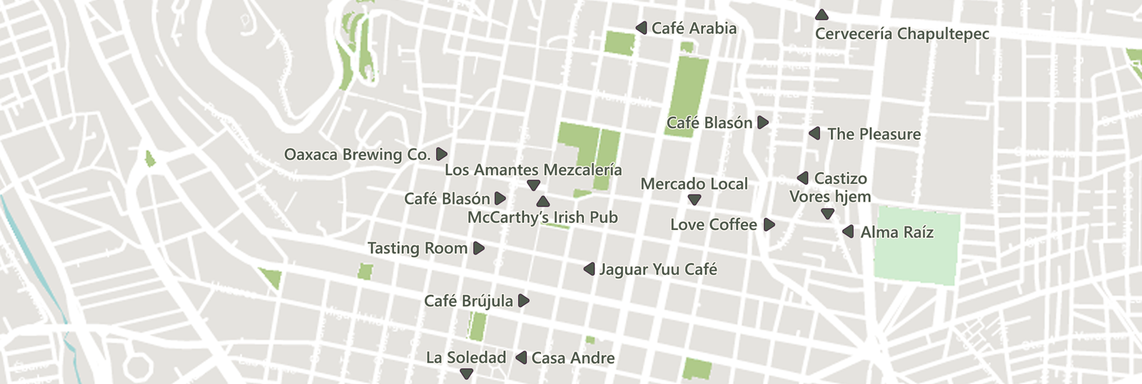 Cafeerne i Oaxaca
