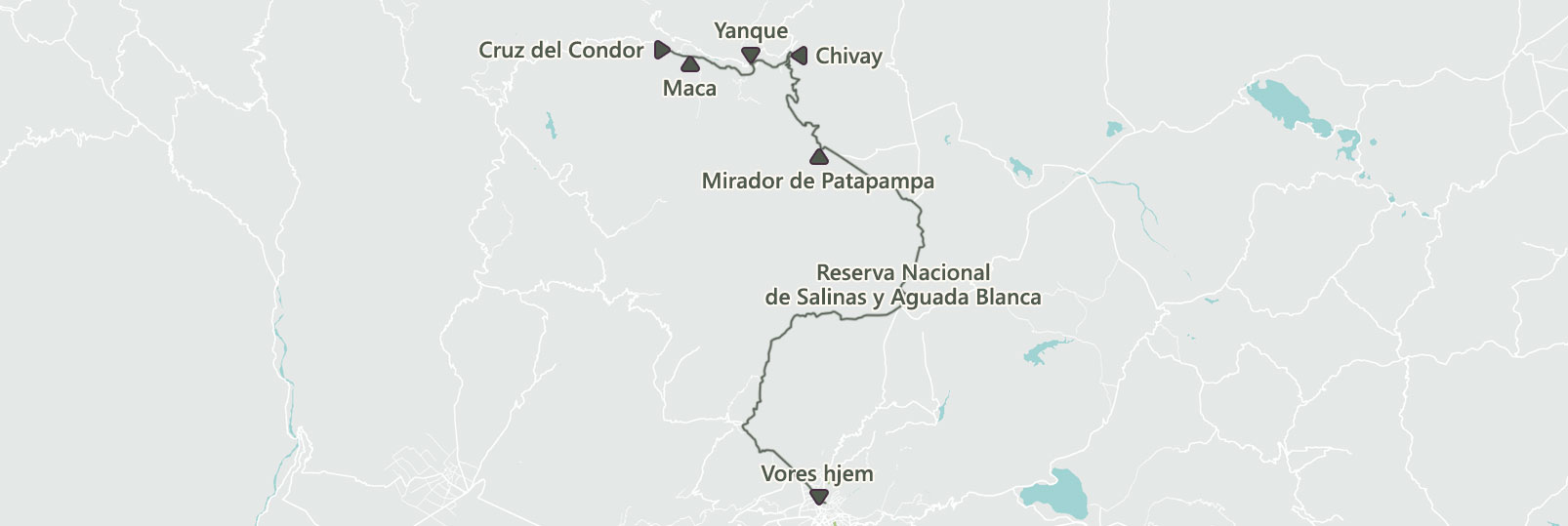 Reserva Nacional de Salinas y Aguada Blanca, Chivay, Yanque, Cruz del Condor, Maca - fra Arequipa - se kondoren flyve