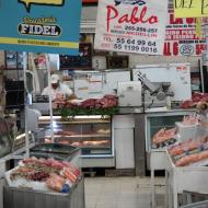 Medellín, slagtervarer og fisk