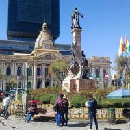 Plaza Murillo med præsidentpaladset