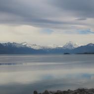 Lake Pukaki og Mount Cook