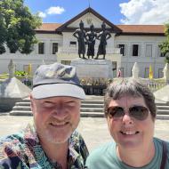 Turen starter ved Three Kings Monument