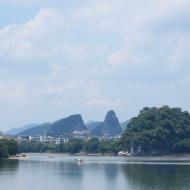 Guilin er kendt for sine kalkstensbjerge 