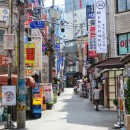 Området mellem Ikseondong og Myeongdong