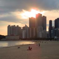 Solen er på vej ned