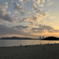 Vi nyder solnedgangen