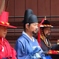 Vagtskifte foran paladset