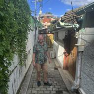 Små smalle gader vest for lejligheden 