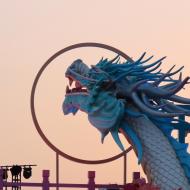 Oppe på taget i Joy City