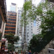 På vej ned til hotellet 