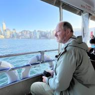 Vi sejler over til Kowloon 