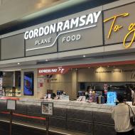 Morgenmad i lufthavnen 