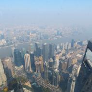 Udsigten fra Shanghai Tower