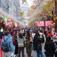 Allerede mange mennesker