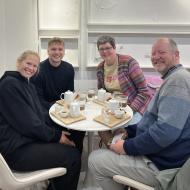 Vi mødes med Caroline og Andreas