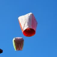 Lanternerne sendes op