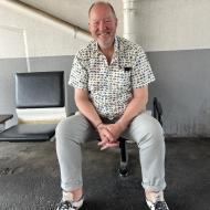 Venter på toget 