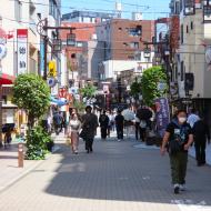 Det hyggelige område Asakusa