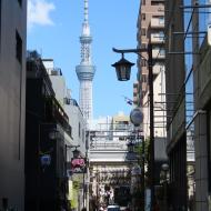 Det hyggelige område Asakusa