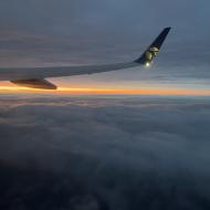 Flot solnedgang 