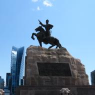 Rytterstatue af Sükhbaatar