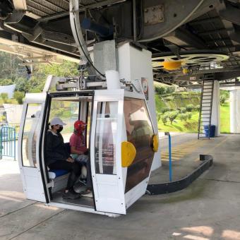 TelefériQo - svævebanen der går op til 4.050 meter.